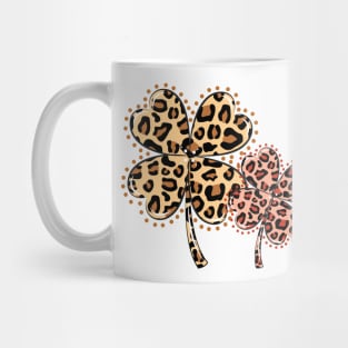 Double Shamrock Leopard Mug